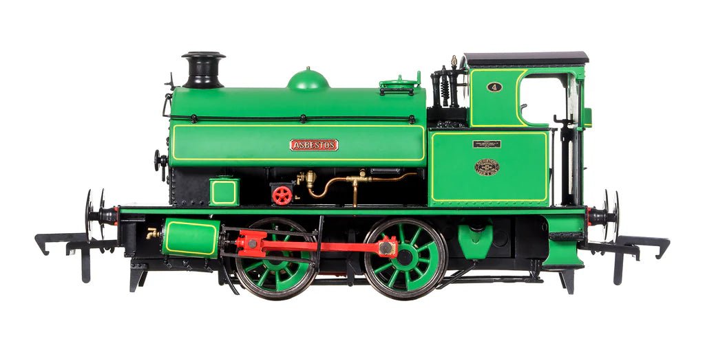 Dapol 4S-024-001 Hawthorn Leslie 0-4-0 Green Lined Yellow 'Asbestos' 4