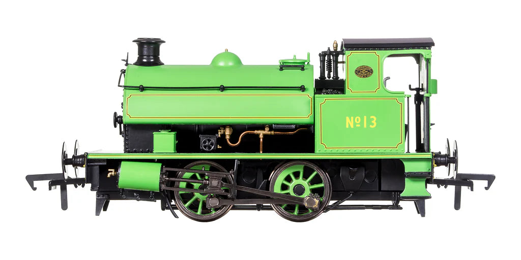 Dapol 4S-024-008 Hawthorn Leslie 0-4-0 Yellow Chevrons NES 13