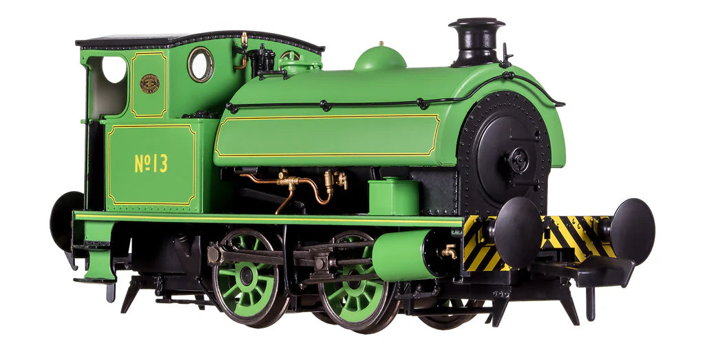 Dapol 4S-024-008 Hawthorn Leslie 0-4-0 Yellow Chevrons NES 13
