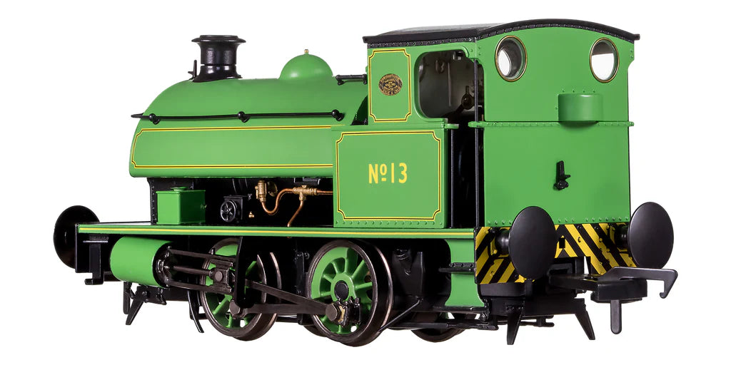 Dapol 4S-024-008 Hawthorn Leslie 0-4-0 Yellow Chevrons NES 13