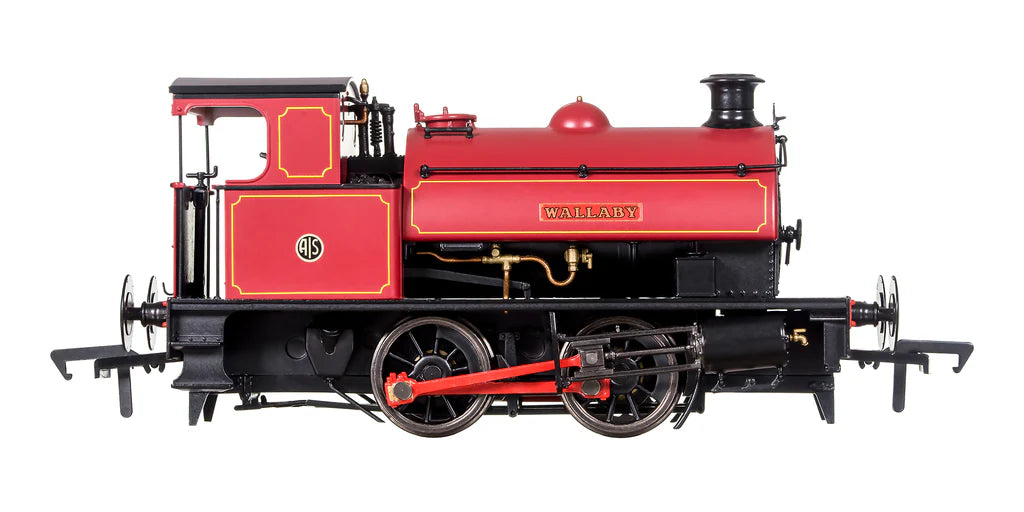 Dapol 4S-024-009 Hawthorn Leslie 0-4-0 Maroon 'Wallaby' Aust Iron