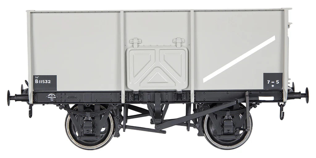 Dapol 7F-041-004 O Gauge 14T Slope Sided Mineral BR Grey B11532