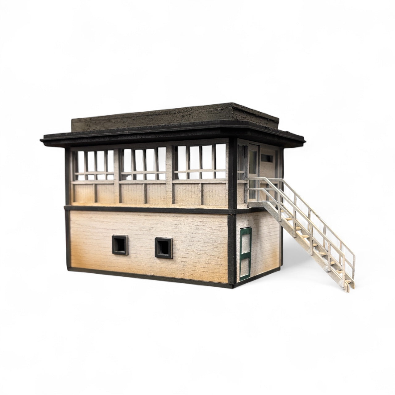 Type 15 ‘Eagle Crossing’ Signal Box Kit - Wood Base - OO Gauge