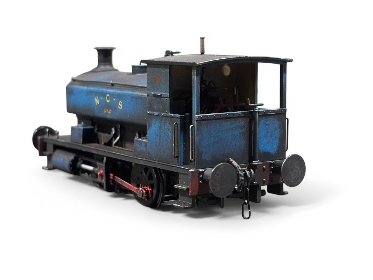 Accurascale - Andrew Barclay 0-4-0ST 14" 47 in NCB blue - Weathered