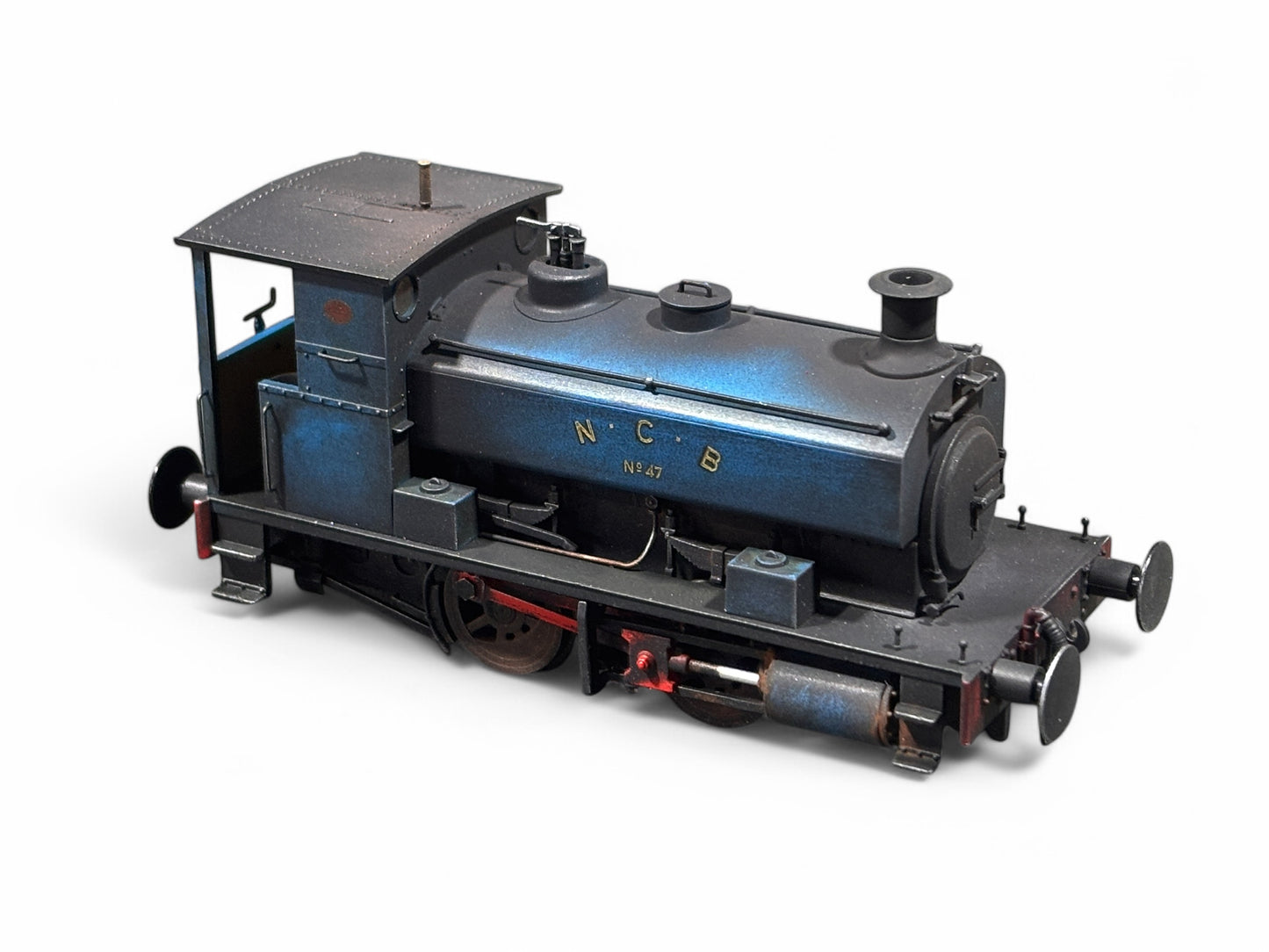 Accurascale - Andrew Barclay 0-4-0ST 14" 47 in NCB blue - Weathered