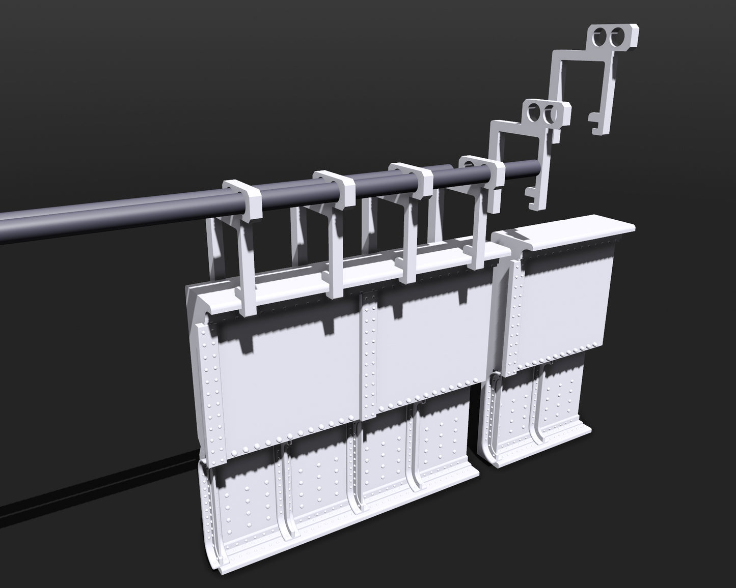 Plate Girder Bridge Sides 'Thorpe Bay' - OO Gauge