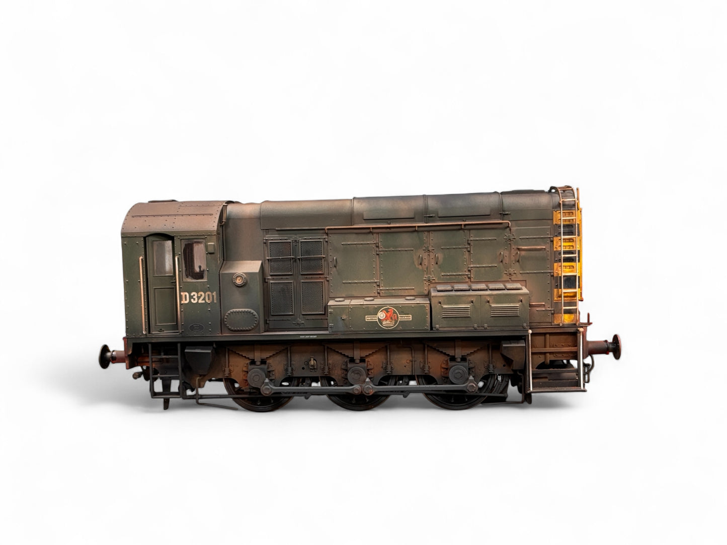 Dapol 7D-008-19 Class 08 BR Green inc Wasp Stripes - Heavy Weathered