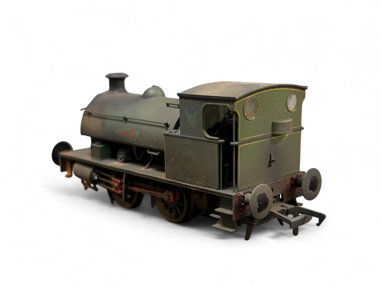 Dapol 4S-024-001 Hawthorn Leslie 0-4-0 Green Lined Yellow 'Asbestos' 4 Weathered