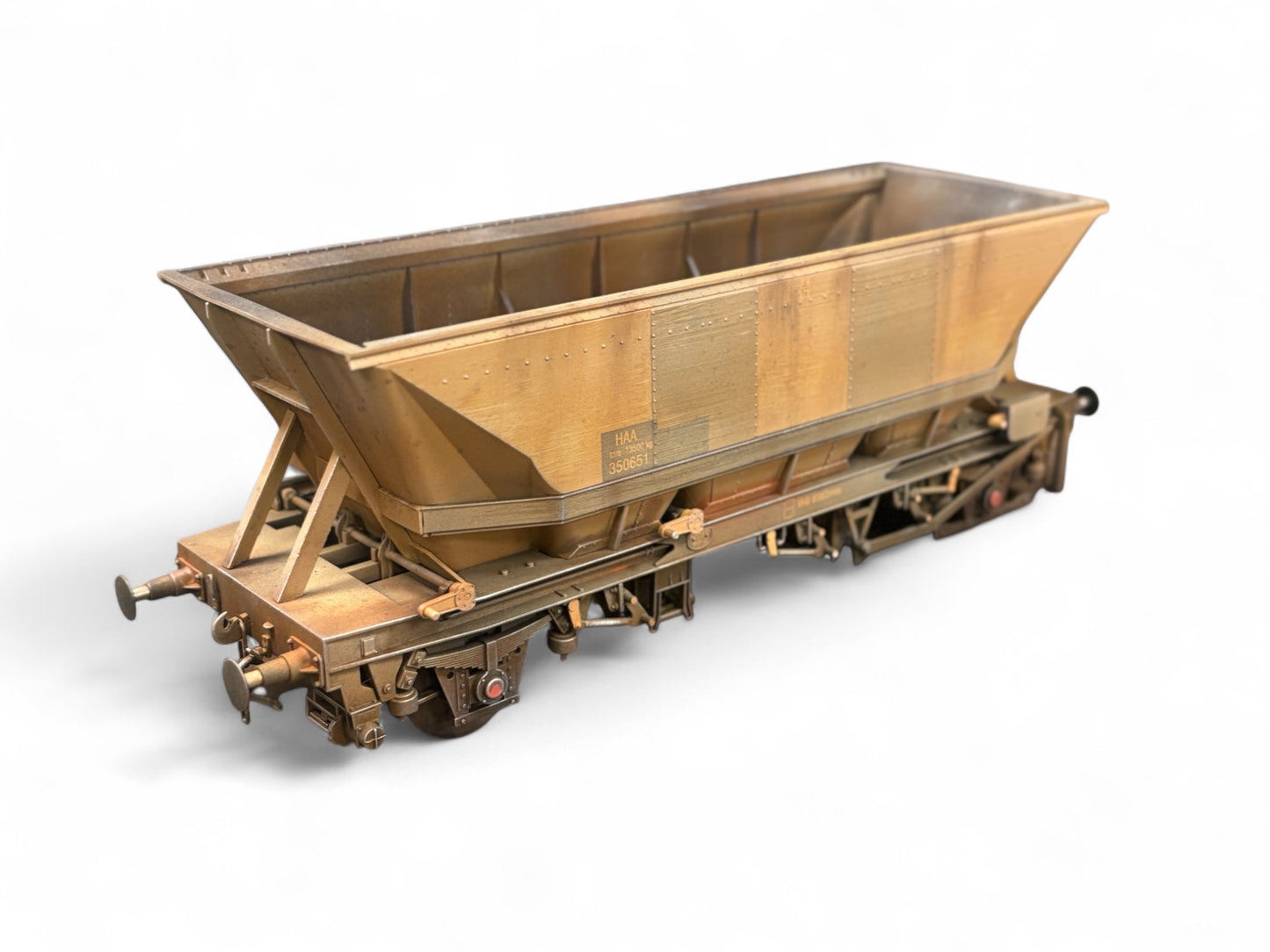 Dapol 7F-048-013 MGR HAA Coal Wagon (Blue Cradle) #350651 Weathered