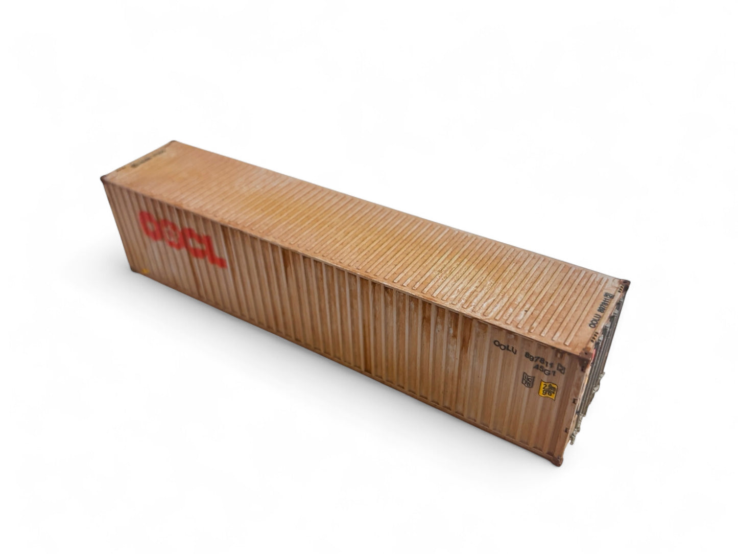 Dapol 40ft Shipping Container 'OOCL' Weathered by Bunters Yard