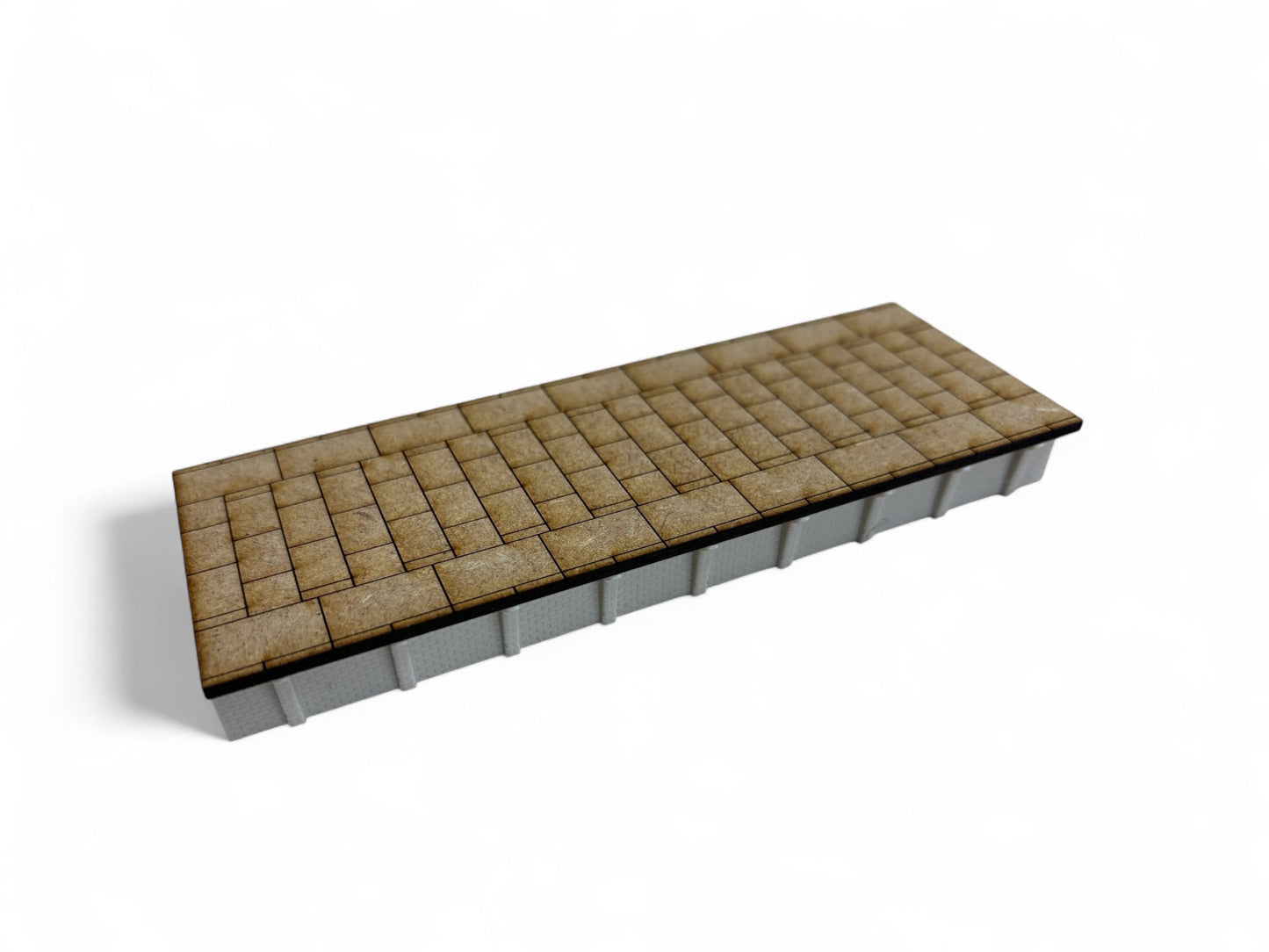 Paved Style Island Platform Section - TT:120