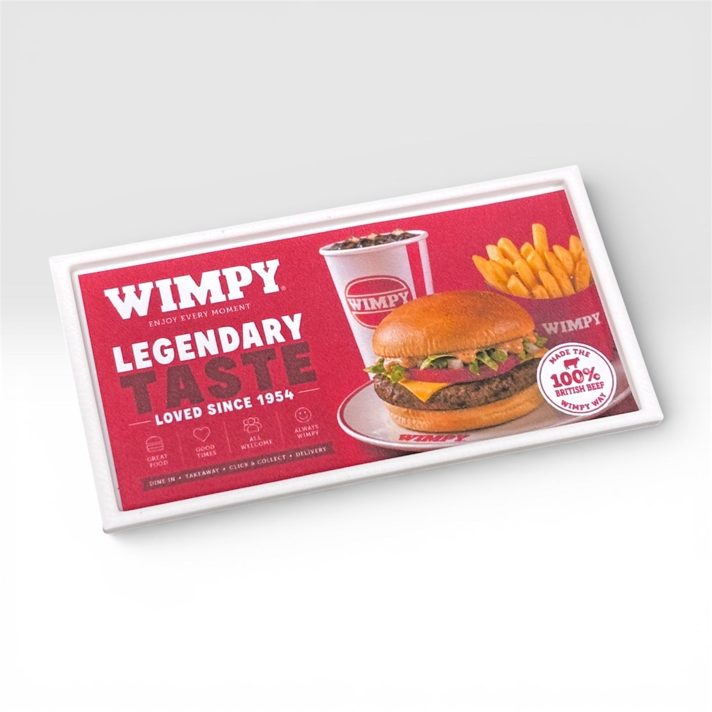 Billboard Advertisement - Wimpy - OO Gauge