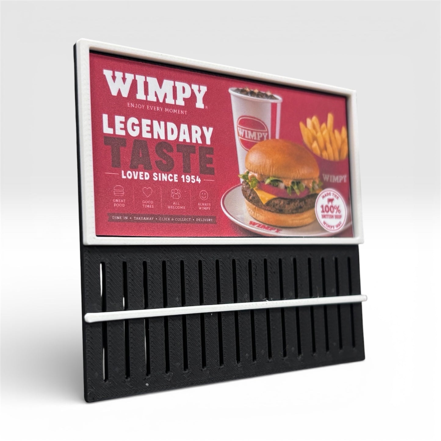 Freestanding Billboard Advertising 'Wimpy' OO Gauge