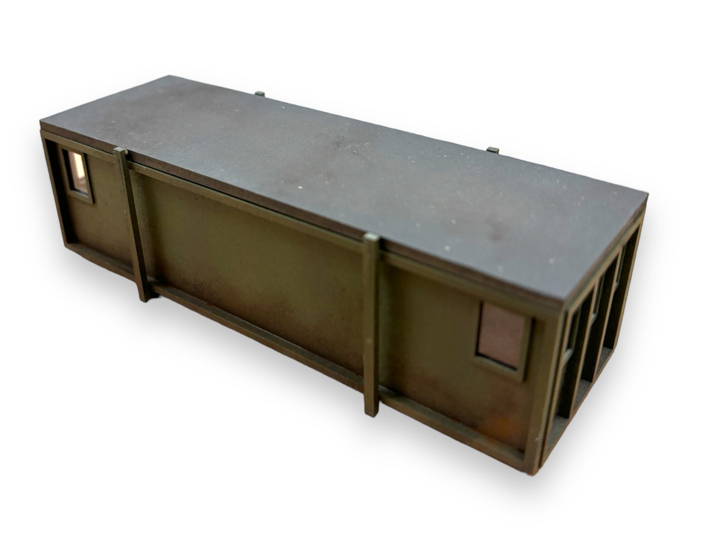 Portable Cabin Site Office Laser Cut Kit OO Gauge