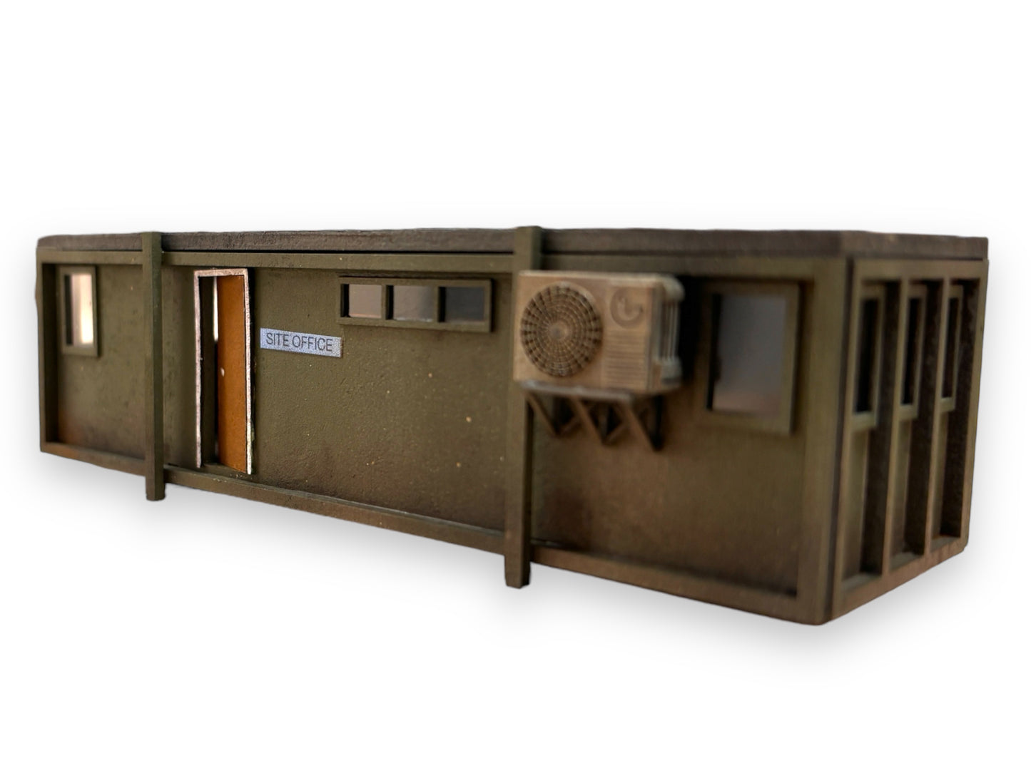 Portable Cabin Site Office Laser Cut Kit OO Gauge