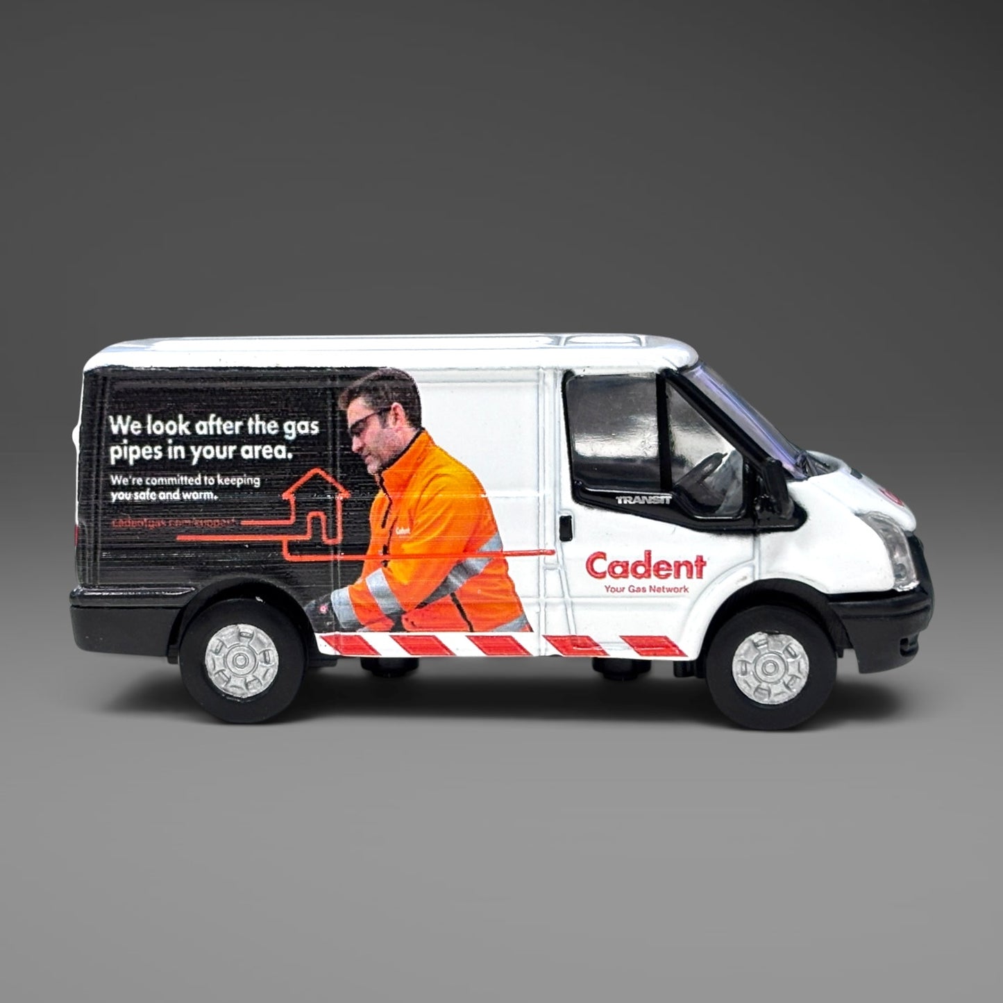 Oxford Diecast Transit Mk5 Van - Cadent Graphic - 1:76