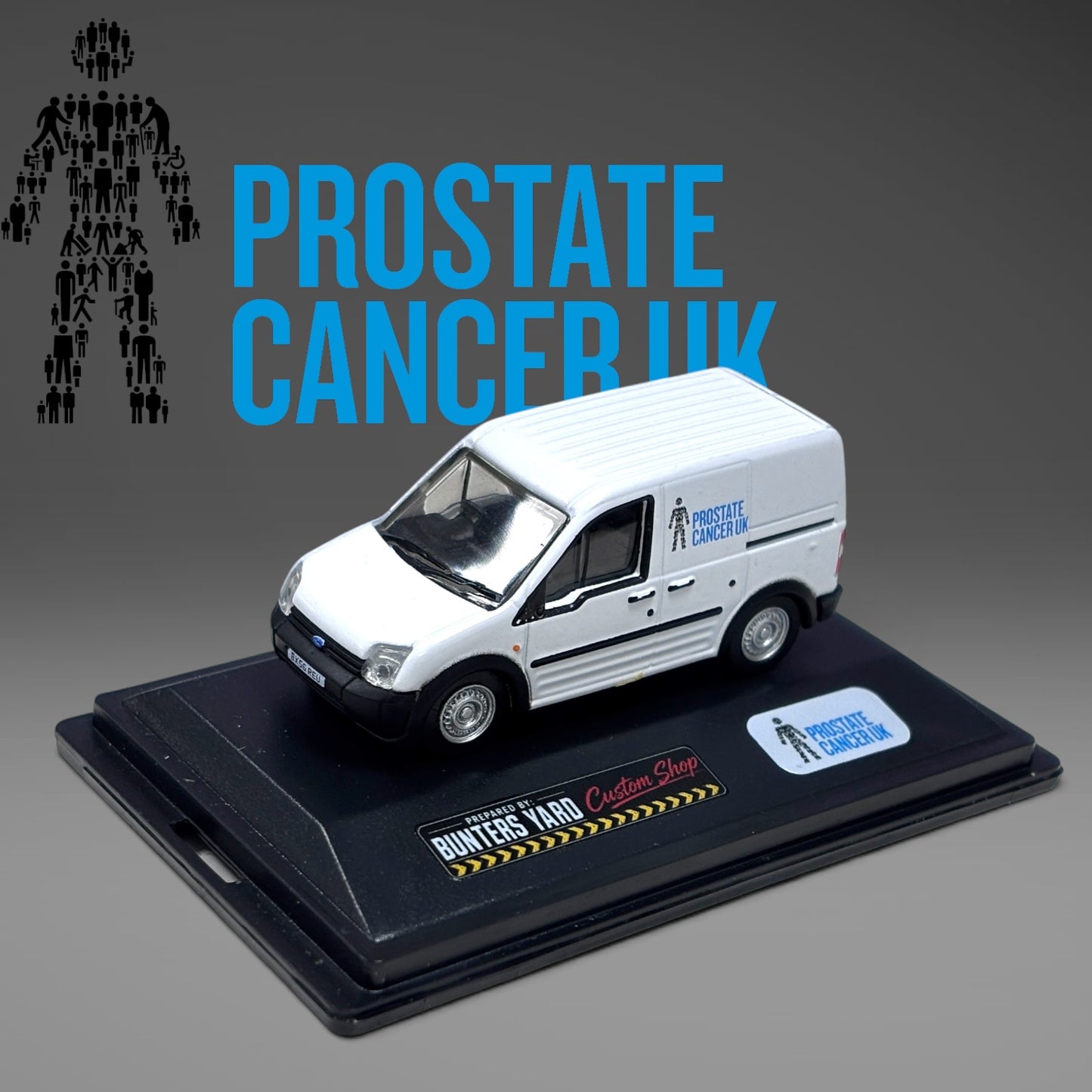 Oxford Diecast Ford Transit Connect for Prostate Cancer UK