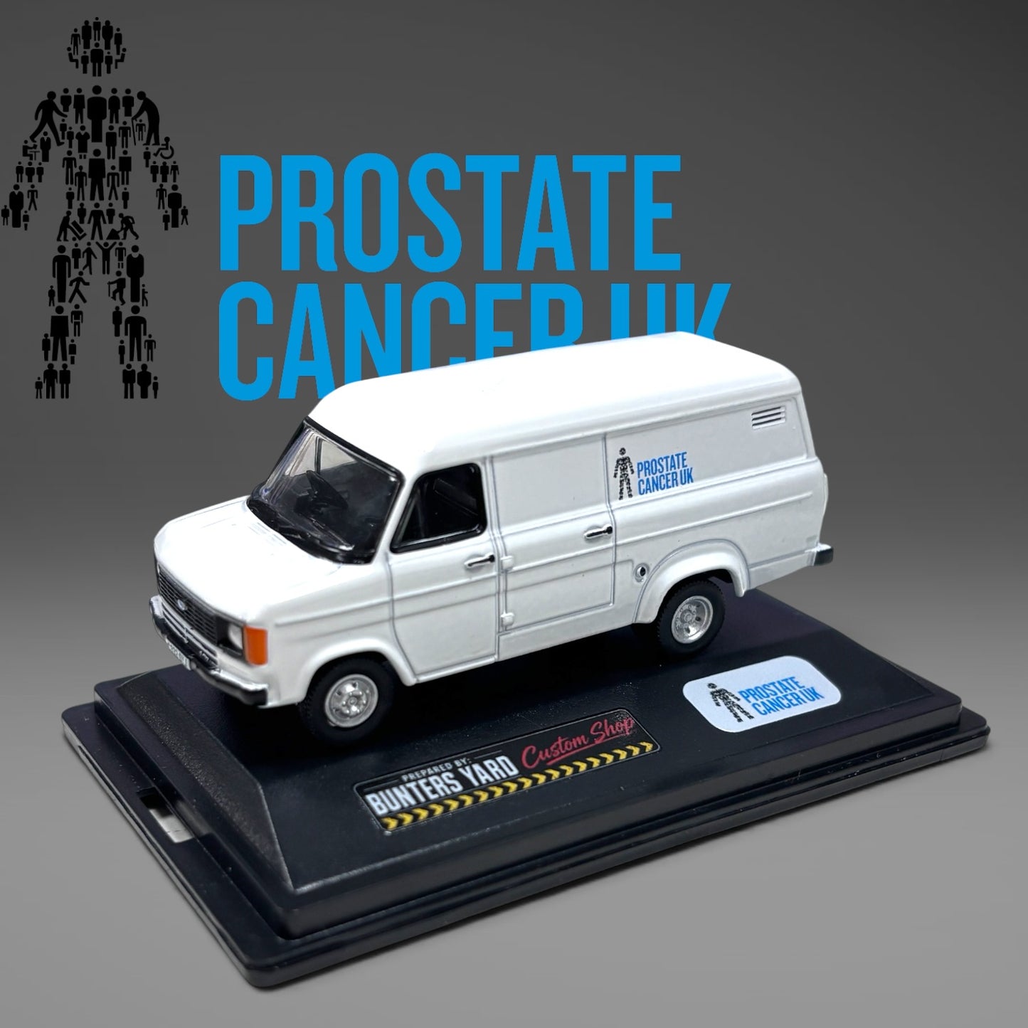 Oxford Diecast Ford Transit Mk2 Van for Prostate Cancer UK