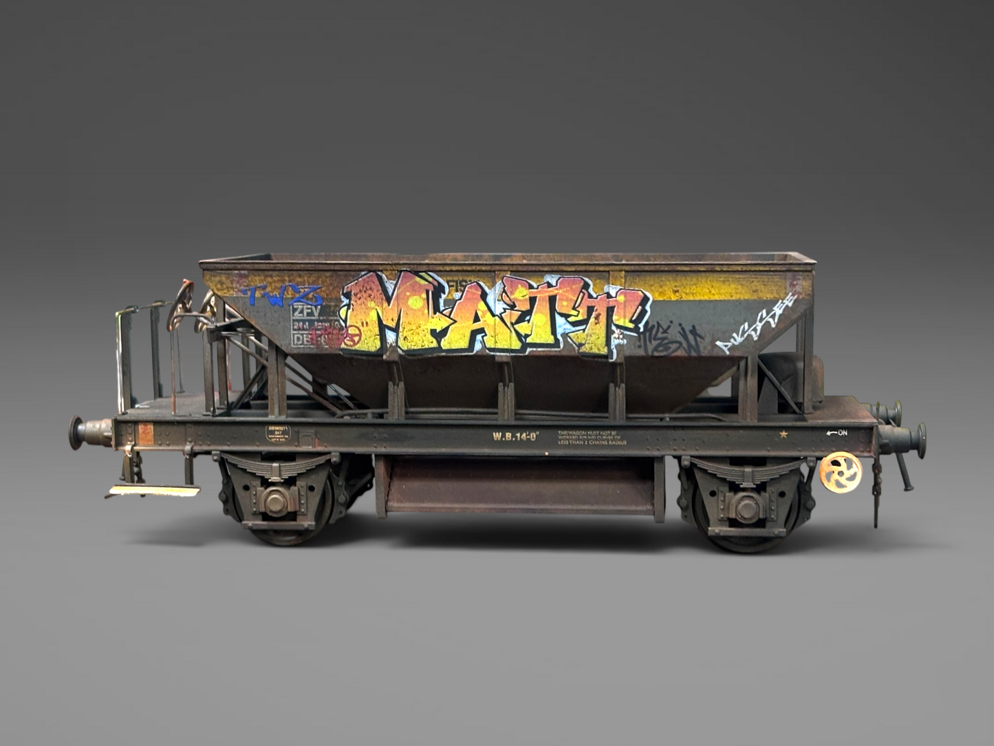 Heljan Dogfish - Dutch - DB983210- O Scale - Weathered For Andy