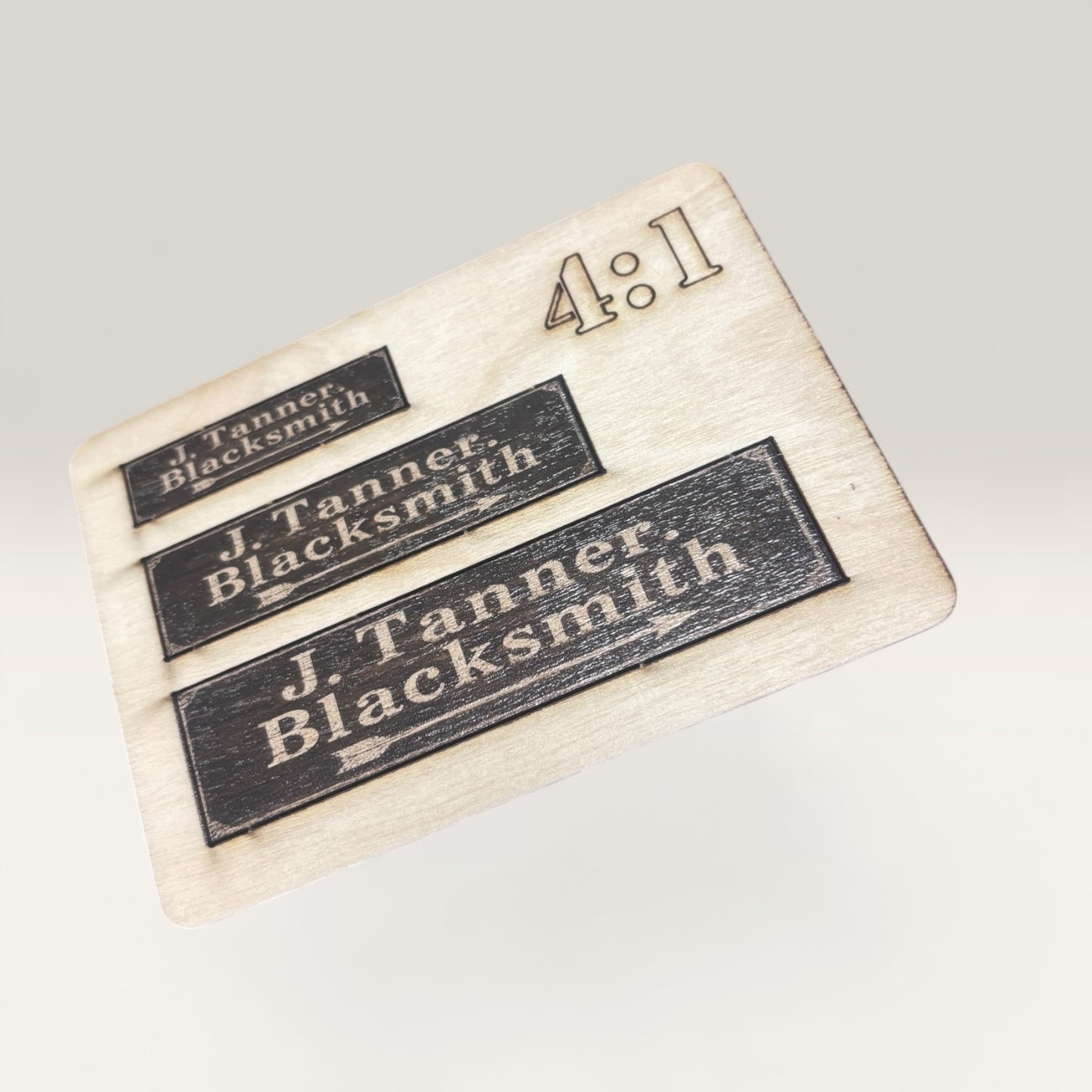 Custom Printed Wooden Signs