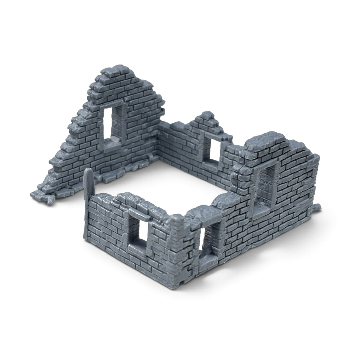 Derelict Stone Farmhouse Ruin - N Gauge