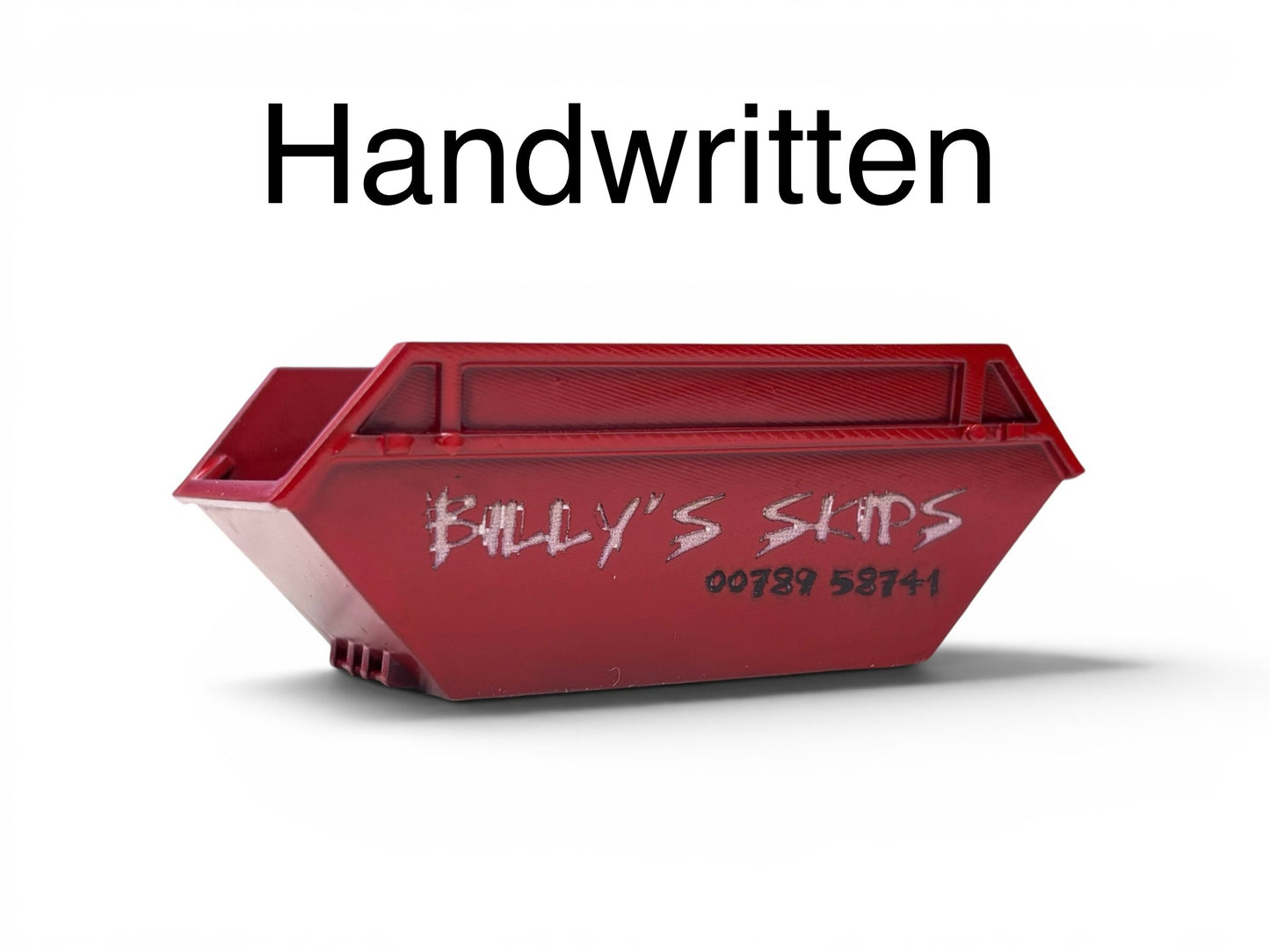 Stackable Skips with Custom Text - OO Gauge