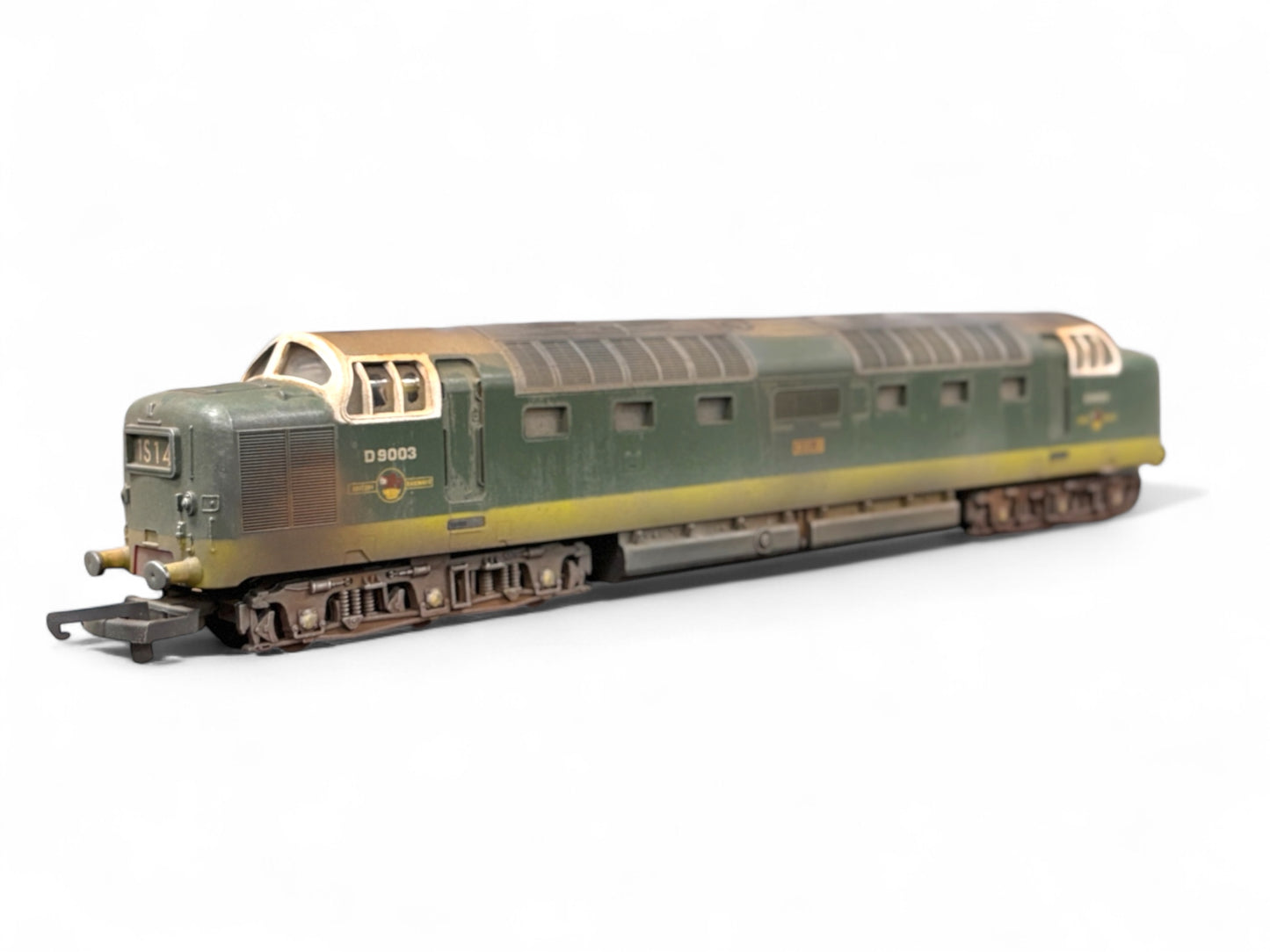 Lima Deltic Green - OO Gauge - Weathered - Pre-owned