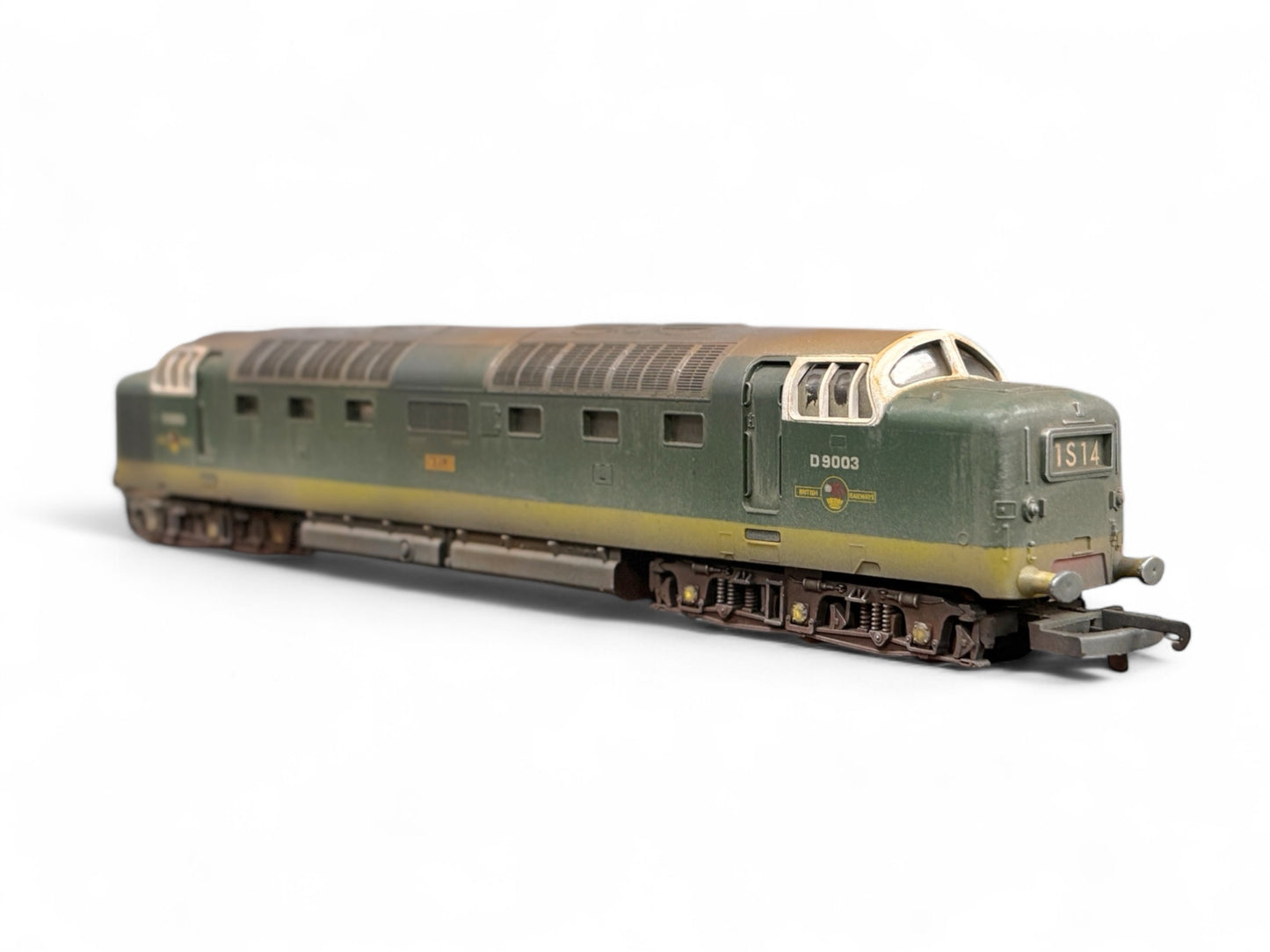 Lima Deltic Green - OO Gauge - Weathered - Pre-owned