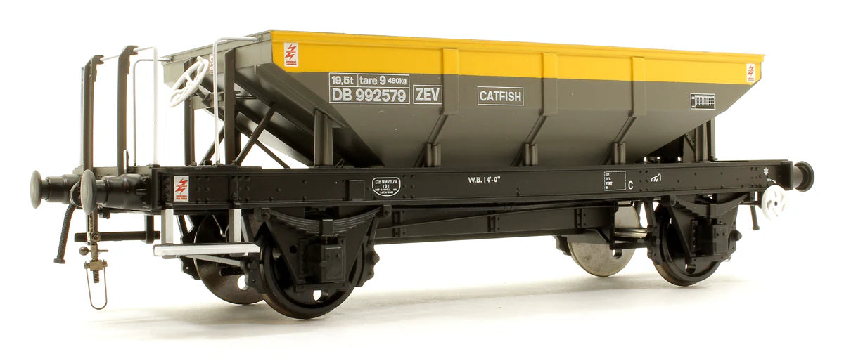 Heljan 4358 BR 'Catfish' Ballast Hopper BR Civil Engineers Grey/Yellow ZEV DB992579