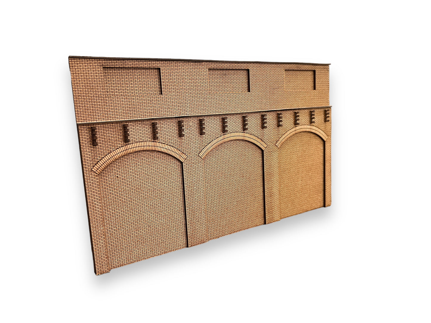 Low Relief Retaining Wall Arch Kit OO Gauge (3 Arch)