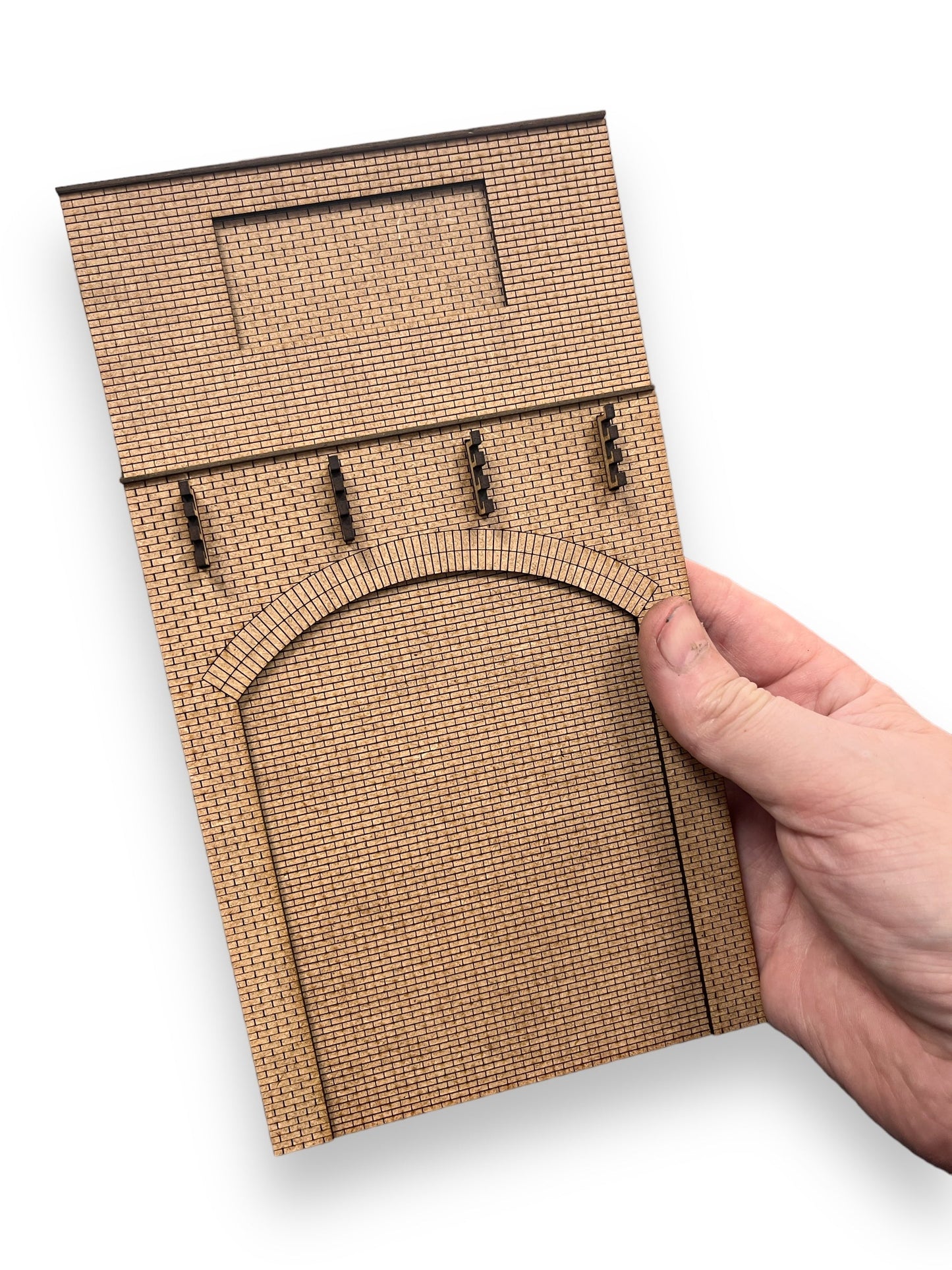 Low Relief Retaining Wall Arch Kit O Gauge (Double Arch)