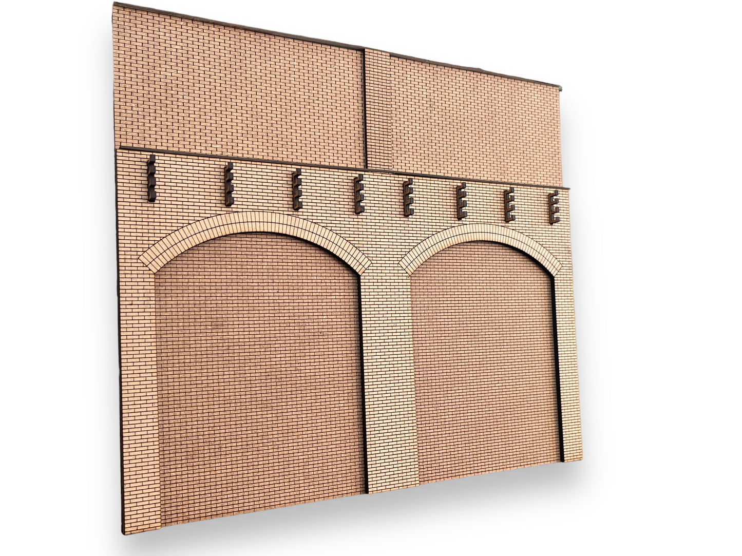 Low Relief Retaining Wall Arch Kit O Gauge (Double Arch)