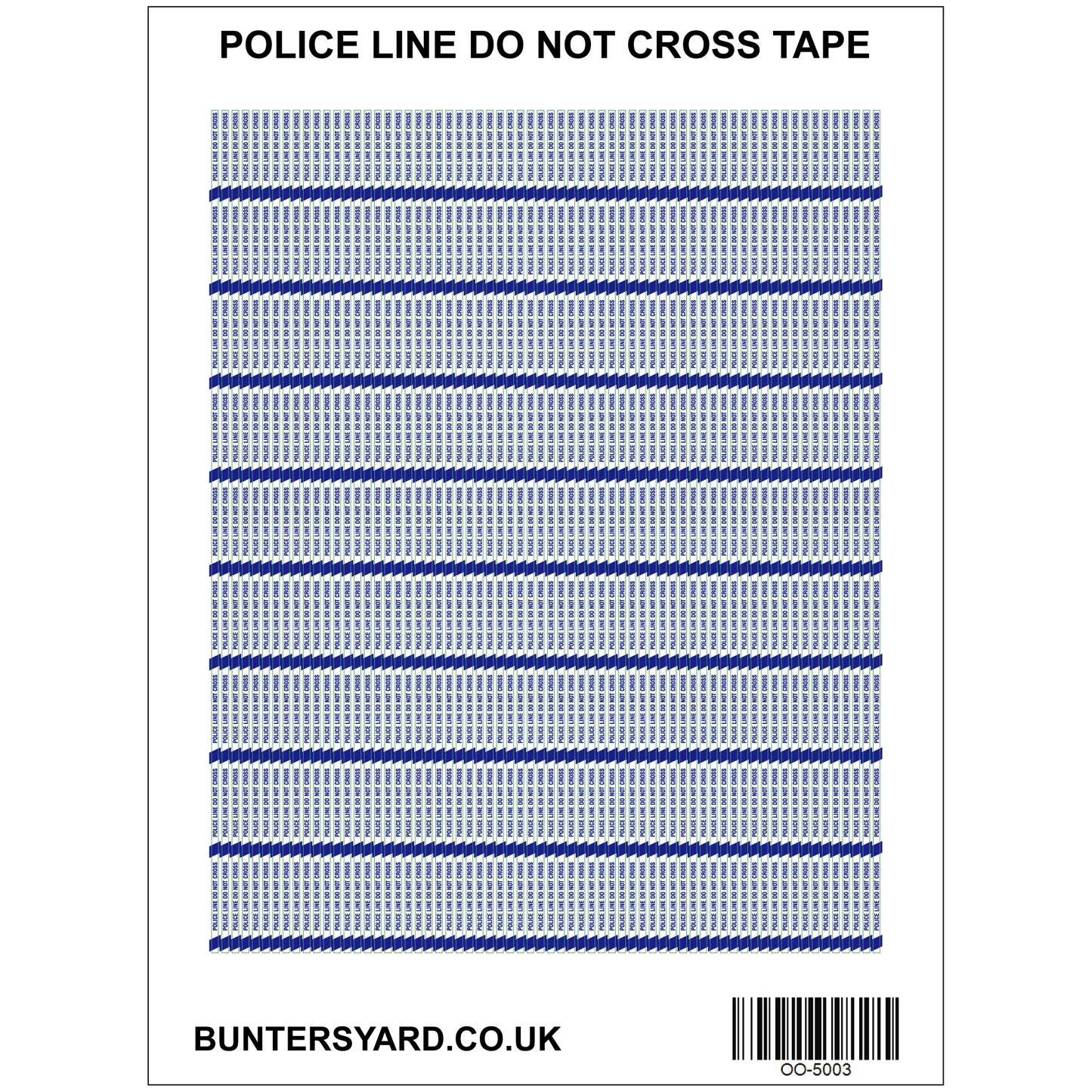 Police - Do Not Cross Tape - OO Gauge/4mm