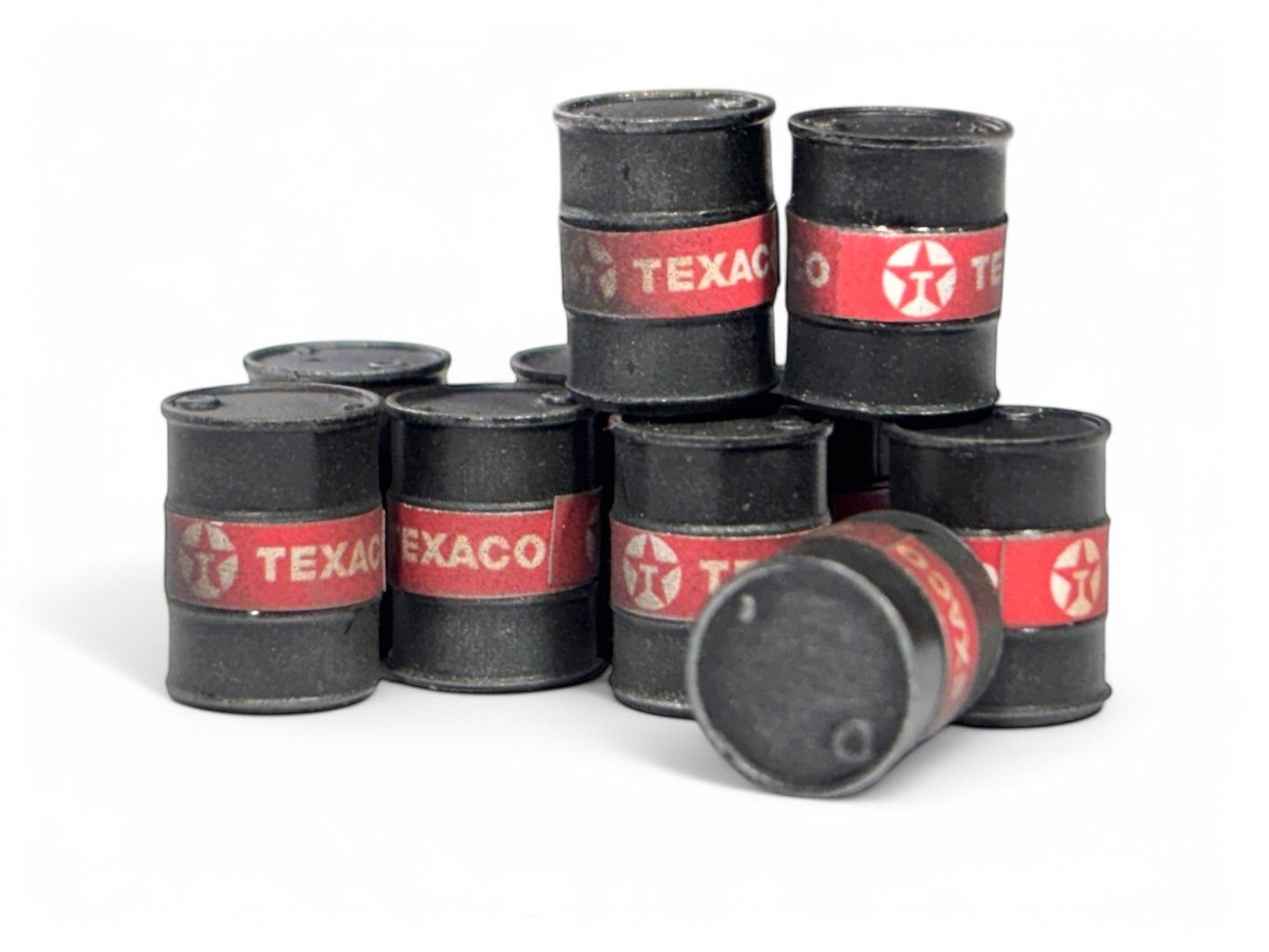 Texaco Oil Drums - Weathered - OO Gauge