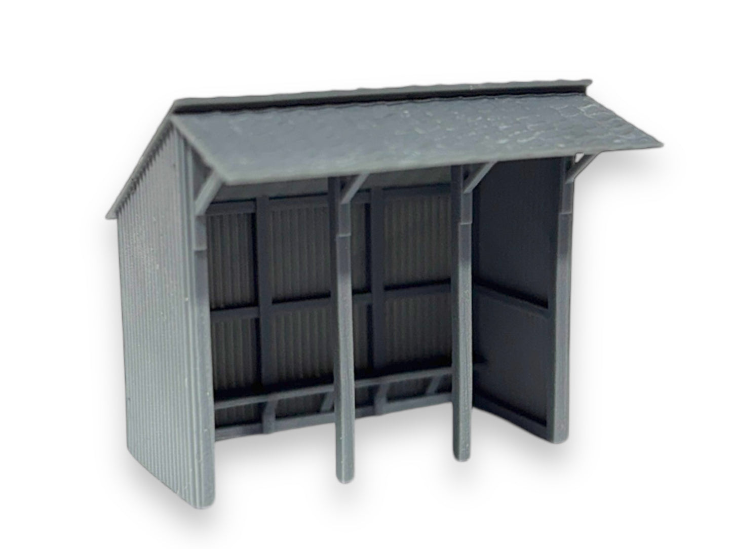 Corrugated Tin Shelter Large with Shingle Roof- OO