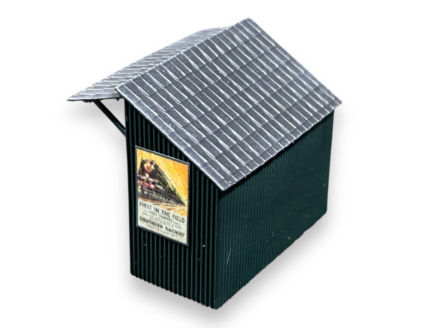 Corrugated Tin Shelter Large with Shingle Roof- OO