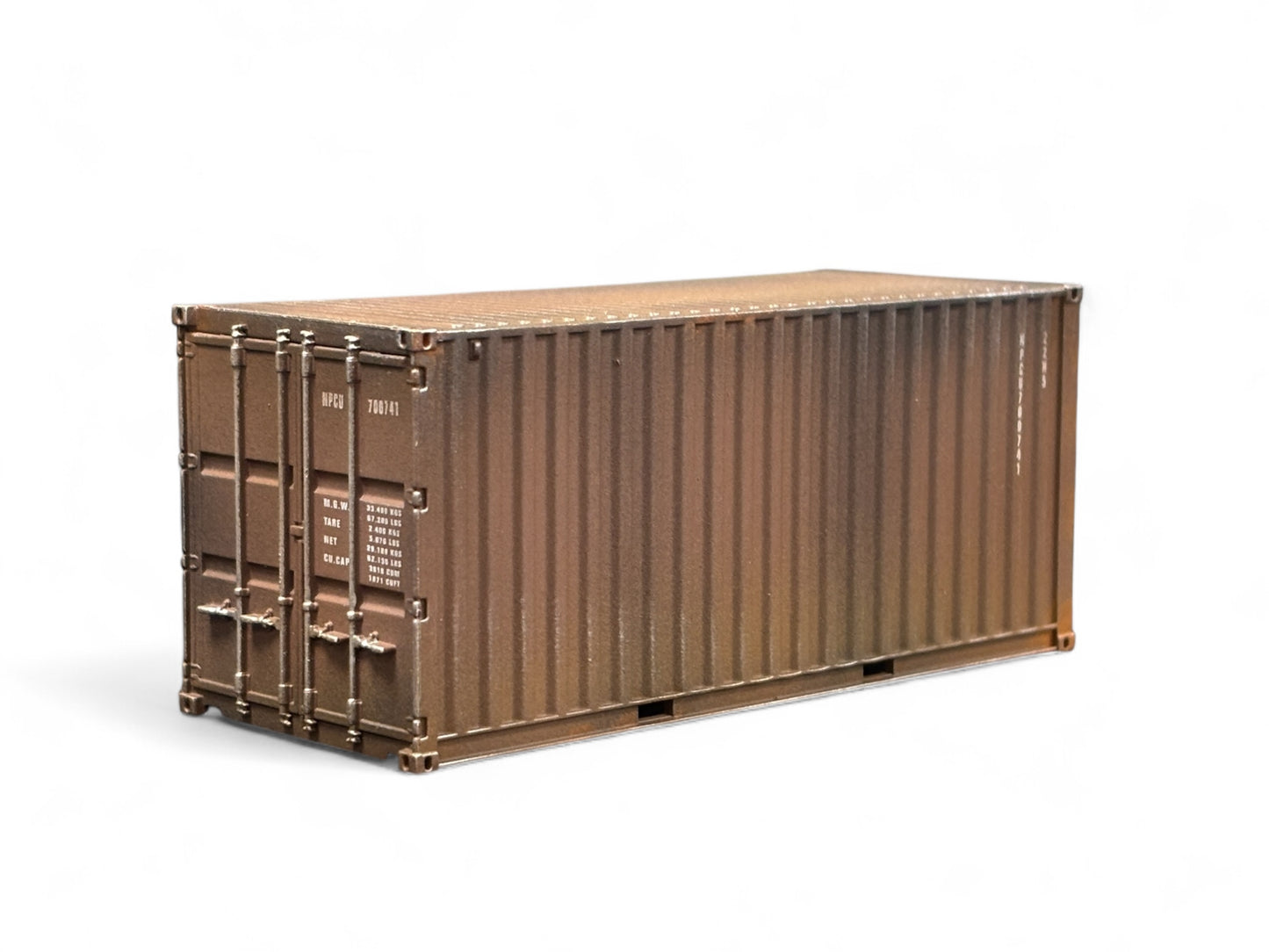 Dapol 20ft Shipping Container 'NPCU' Weathered by Bunters Yard