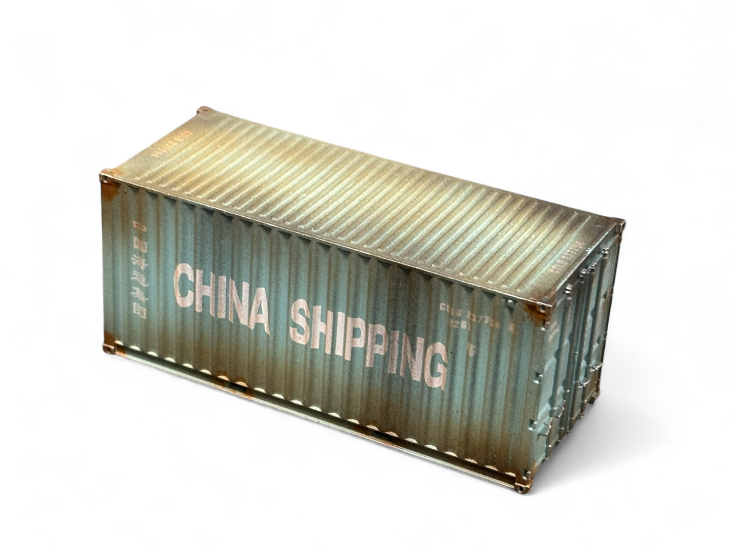 Dapol 20ft Shipping Container 'China Shipping' Weathered by Bunters Yard