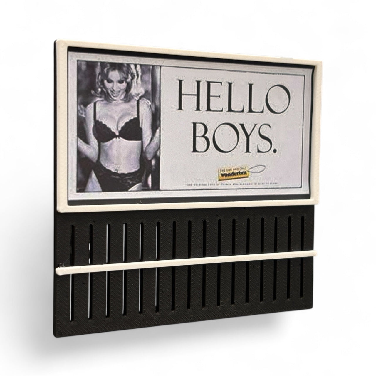 Freestanding Billboard Advertising Hoarding 'Wonderbra' - N Gauge