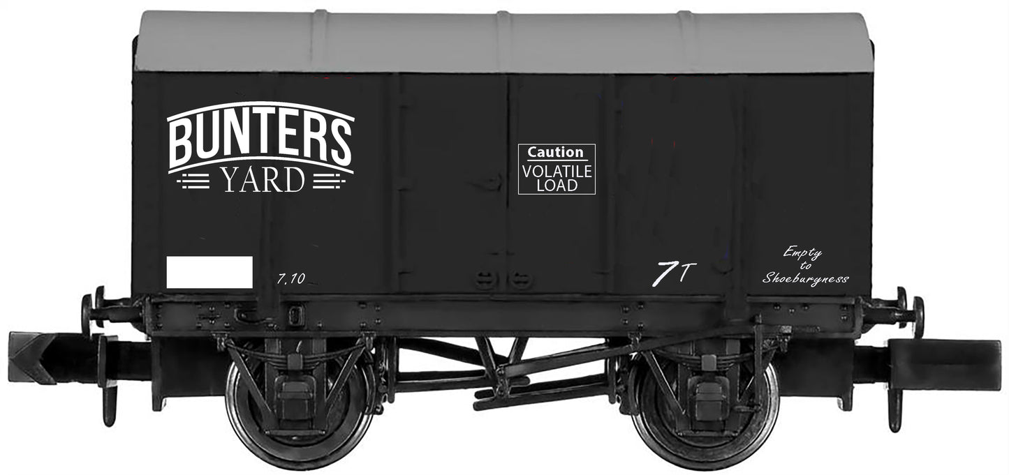 Bunters Yard Gun Powder Van - Limited Edition - OO Gauge - PRE-ORDER