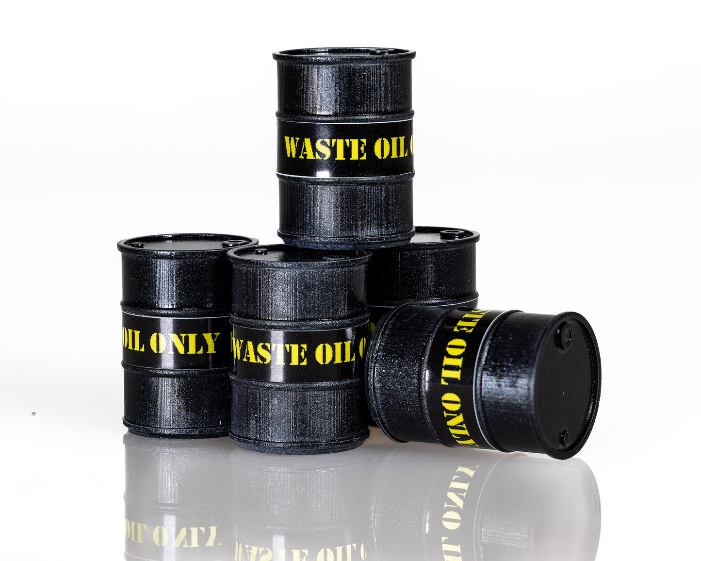 Waste Oil Drums - Black - O Gauge