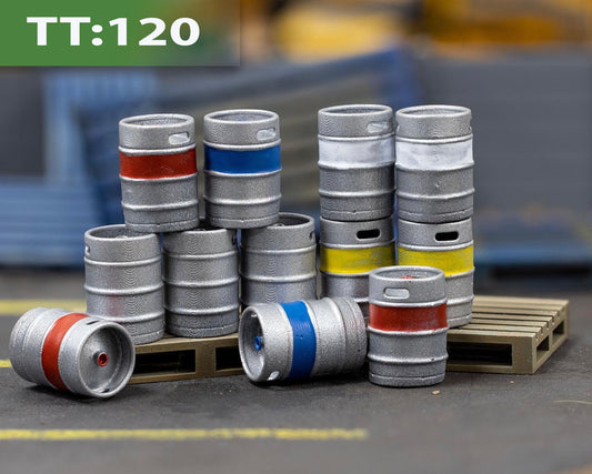 Model Railway Beer Kegs TT120