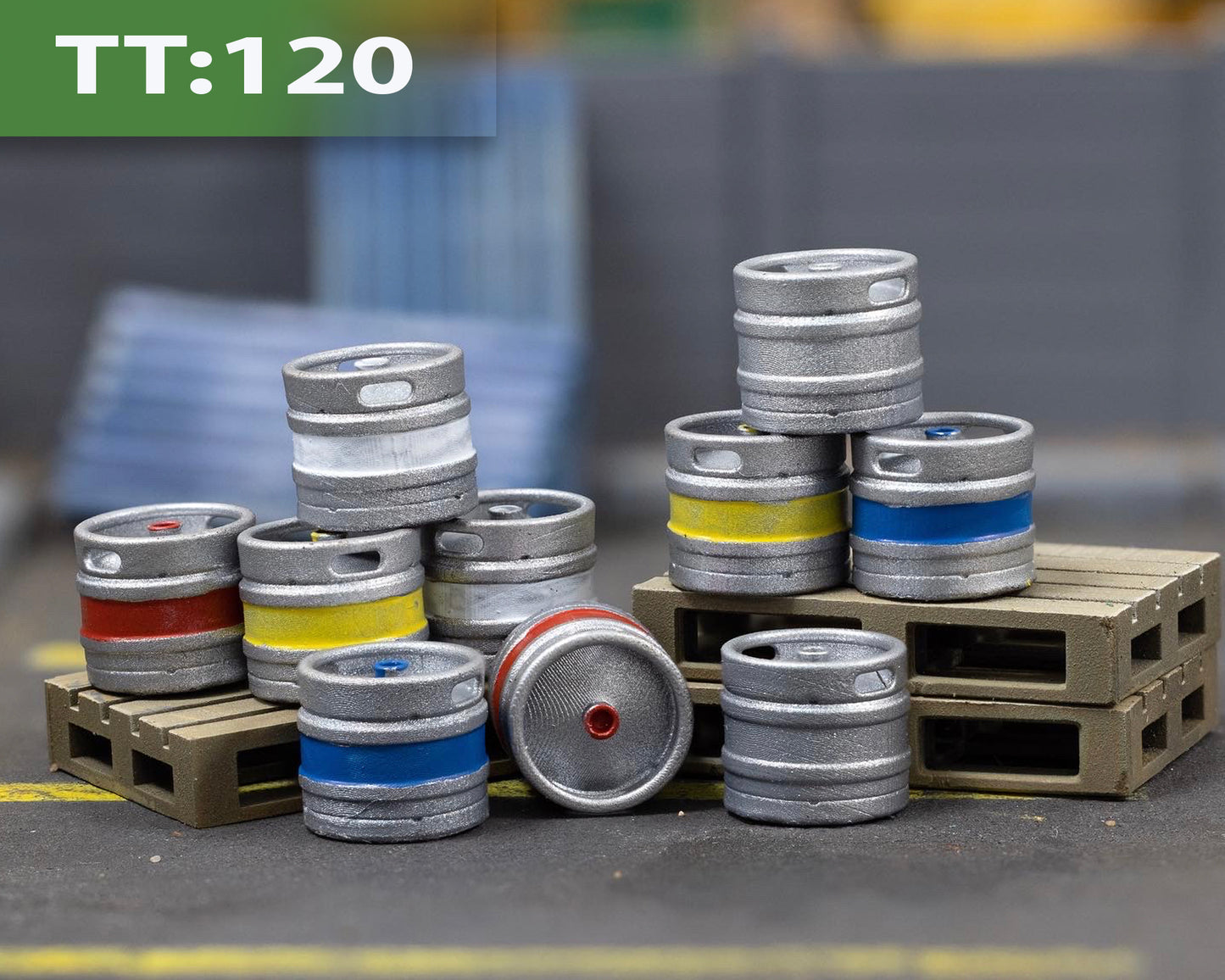 Model Railway Beer Kegs TT120