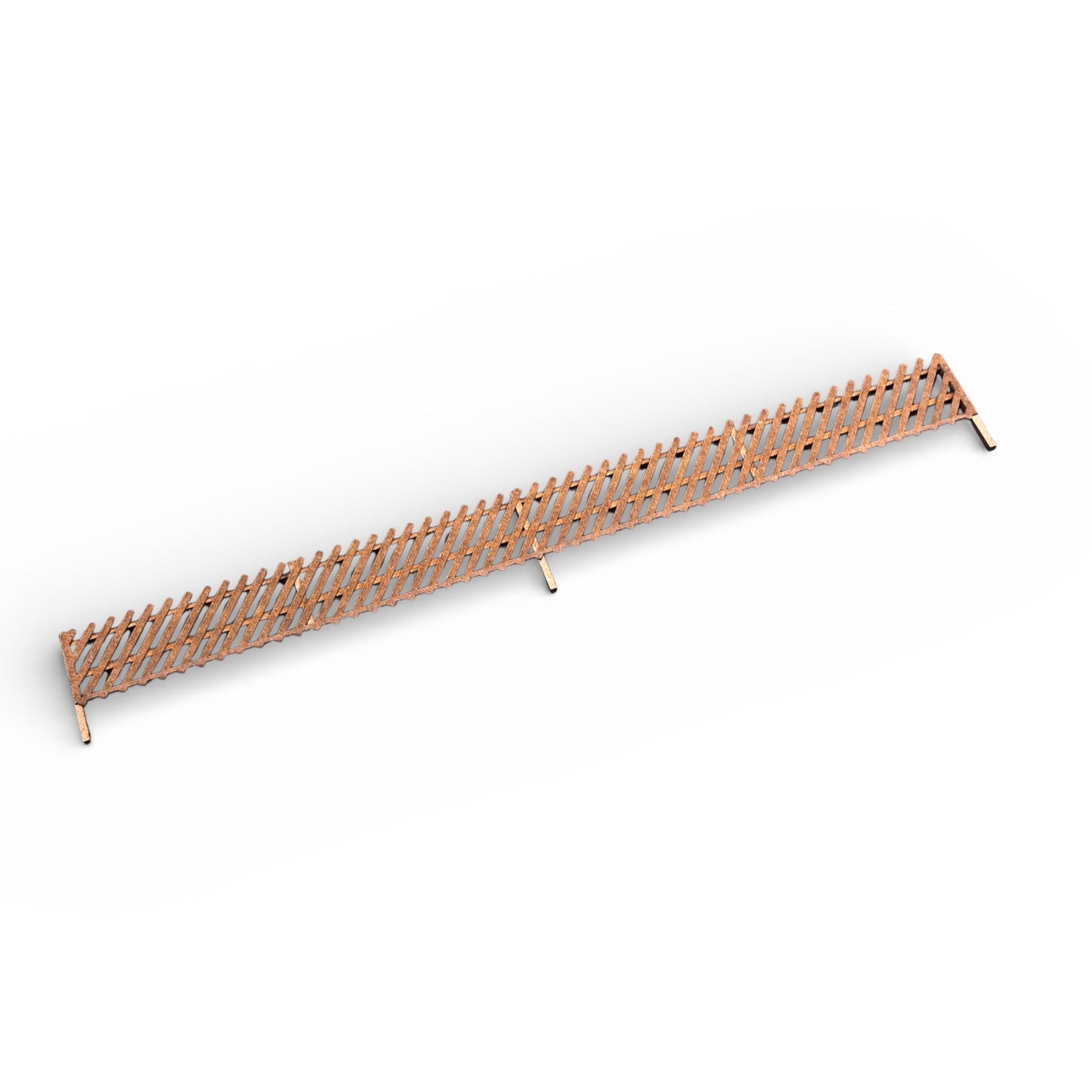 LMS Style Diagonal Wooden Platform Fence - OO Gauge