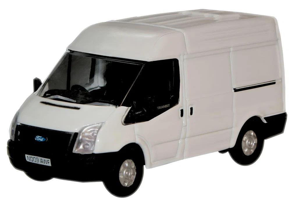 Oxford Diecast Frozen White New Ford Transit Van 2006 (M.Roof) - 1:76 - 76FT001