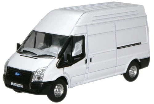 Oxford Diecast White Transit 2006 LWB High - 1:76 - 76FT006