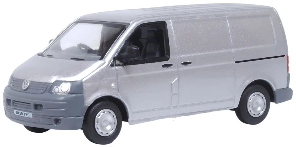 Oxford Diecast VW T5 Van Silver - 1:76 -  76T5V006