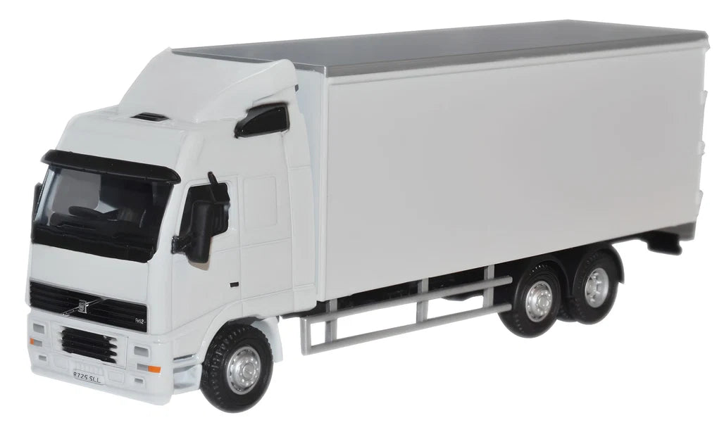 Oxford Diecast White Volvo FH Box Lorry - 1:76 - 76VOL01BL