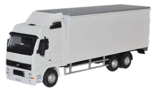 Oxford Diecast White Volvo FH Box Lorry - 1:76 - 76VOL01BL