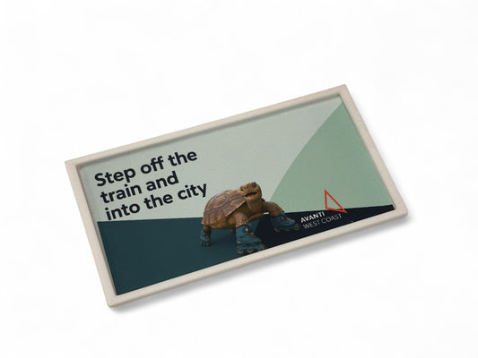 Billboard Advertisement - Avanti West Coast 'Tortoise' B - OO Gauge